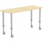 Lorell Height-adjustable 60" Rectangular Table 69580
