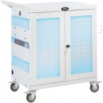 Tripp Lite Hospital-Grade 32-Device UV Charging Cart, White CSC32USBWHG