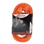 IVR72250 Indoor/Outdoor Extension Cord, 50ft, Orange IVR72250