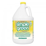 Simple Green 3010200614010 Industrial Cleaner and Degreaser, Concentrated, Lemon, 1 gal Bottle, 6/Carton SMP14010