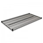 ALESW584824BL Industrial Wire Shelving Extra Wire Shelves, 48w x 24d, Black, 2 Shelves/Carton ALESW584824BL