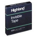 Highland Invisible Permanent Mending Tape, 1" x 2592", 3" Core MMM620025921