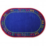 Know Your ABCs Oval Rug FE11059A