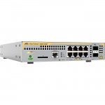 Allied Telesis L3 Switch with 8 x 10/100/1000T PoE Ports and 2 x 100/1000X SFP Ports AT