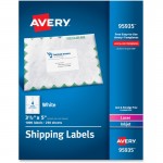 Avery Laser Inkjet Printer White Shipping Labels 95935