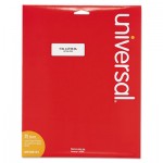 UNV80101 Laser Printer Permanent Labels, 1 x 2 5/8, White, 750/Pack UNV80101