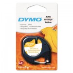 DYMO LetraTag Fabric Iron-On Labels, 0.5" x 6.5 ft, White DYM18771