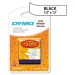 DYMO LetraTag Paper/Plastic Label Tape Value Pack, 1/2" x13ft, Assorted, 3/Pack DYM12331