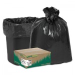 Earthsense Commercial Linear Low Density Recycled Can Liners, 16 gal, 0.85 mil, 24" x 33", Black, 500/Carton WBIRNW3310