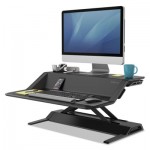 Fellowes "0007901" Lotus Sit-Stands Workstation, 32.75" x 24.25" x 5.5" to 22.5", Black FEL0007901