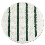 RCP P269 Low Profile Scrub-Strip Carpet Bonnet, 19" dia, White/Green RCPP269EA