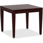 Mahogany Finish Solid Wood Corner Table 59543