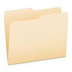 Pendaflex 752 1/2 Manila File Folders, 1/2-Cut Tabs, Letter Size, 100/Box PFX75212