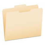 Pendaflex 752 1/3-2 Manila File Folders, 1/3-Cut Tabs, Center Position, Letter Size, 100/Box PFX752132