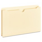 UNV73800 Manila File Jackets with Reinforced Tabs, Two Inch Expansion, Legal, 50/Box UNV73800
