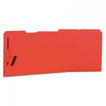 UNV13527 Manila Folders, 2 Fasteners, 1/3 Tab, Legal, Red, 50/BX UNV13527