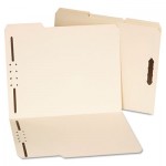 UNV13420 Manila Folders, Two Fasteners, 1/3 Tab, Letter, 50/Box UNV13420