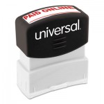 Message Stamp, PAID ONLINE, Pre-Inked One-Color, Red UNV10156