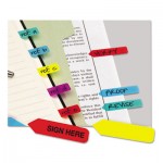 Redi-Tag Mini Arrow Page Flags, Blue/Mint/Purple/Red/Yellow, 154 Flags/Pack RTG72001