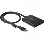 StarTech.com Mini DisplayPort to Dual-Link DVI Adapter - USB Powered - Black MDP2DVID2