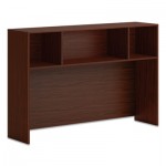 HON HONLDH60LT1 Mod Desk Hutch, 3 Compartments, 60 x 14 x 39.75, Traditional Mahogany HONLDH60LT1