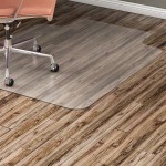 Nonstudded Design Hardwood Surface Chairmat 82826