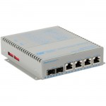 Omnitron Systems OmniConverter GPoE+/Sx Ethernet Switch 9459-0-24-1W