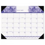 House of Doolittle 140HD One-Color Photo Monthly Desk Pad Calendar, 22 x 17, 2016 HOD140HD