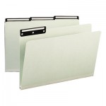 Smead One Inch Expansion Metal Tab Folder, 1/3 Top Tab, Legal, Gray Green, 25/Box SMD18430