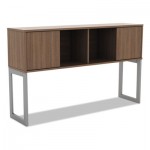Open Office Desk Series Hutch, 60w x 15d x 36 1/2h, Modern Walnut ALELSHH60WA