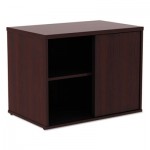 Open Office Low Storage Cabinet Credenza, 29 1/2w x 19 1/8d x 22 7/8h, Mahogany ALELS593020MY