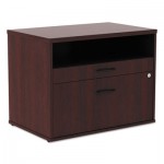 Open Office Series Low File Cabinet Credenza, 29 1/2 x 19 1/8 x 22 7/8, Mahogany ALELS583020MY