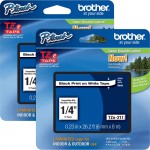 Brother P-touch TZe Laminated Tape Cartridges TZE211BD