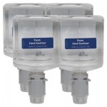 Georgia Pacific Professional Pacific Blue Ultra Foam Hand Sanitizer Refill For Manual Dispensers, Fragrance-Free, 1,000 mL, 4/Carton