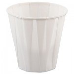 SCC 450 Paper Medical & Dental Treated Cups, 3.5oz, White, 100/Bag, 50 Bags/Carton SCC450