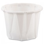 Dart 075-2050 Paper Portion Cups, .75oz, White, 250/Bag, 20 Bags/Carton SCC075
