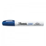 Sharpie Permanent Paint Marker, Medium Bullet Tip, Blue, Dozen SAN2107624