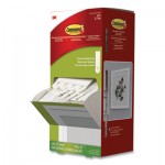Command Picture Hanging Strips, Cabinet Pack, Removable, 0.75" x 2.75", White, 4/Set, 50 Sets/Carton MMM17201CABPK