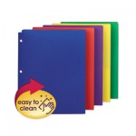 Smead Poly Snap-In Two-Pocket Folder, 11 x 8.5, Assorted, 10/Pack SMD87939