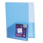 Avery Polypropylene Pocket Portfolio, Translucent Blue AVE47811