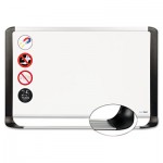 MasterVision Porcelain Magnetic Dry Erase Board, 48x72, White/Silver BVCMVI270401