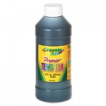 Crayola 541216051 Premier Tempera Paint, Black, 16 oz 54-1216-051