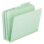 Pendaflex Pressboard Expanding File Folders, 1/3 Cut Top Tab, Letter, Green, 25/Box PFX17167