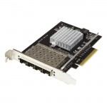 StarTech.com Quad-Port SFP+ Server Network Card - PCI Express - Intel XL710 Chip PEX10GSFP4I