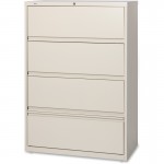 Receding Lateral File with Roll Out Shelves 43510
