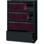 Receding Lateral File with Roll Out Shelves 43511