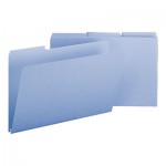 Smead Recycled Folders, One Inch Expansion, 1/3 Cut Top Tab, Legal, Blue, 25/Box SMD22530