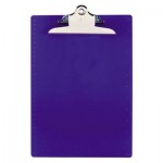 Saunders Recycled Plastic Clipboards, 1" Capacity, Holds 8 1/2w x 12h, Blue SAU21602