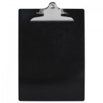 Saunders Recycled Plastic Clipboards, 1" Capacity, Holds 8 1/2w x 12h, Black SAU21603