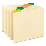 Smead Recycled Top Tab File Guides, Alpha, 1/5 Tab, Manila, Letter, 25/Set SMD50180